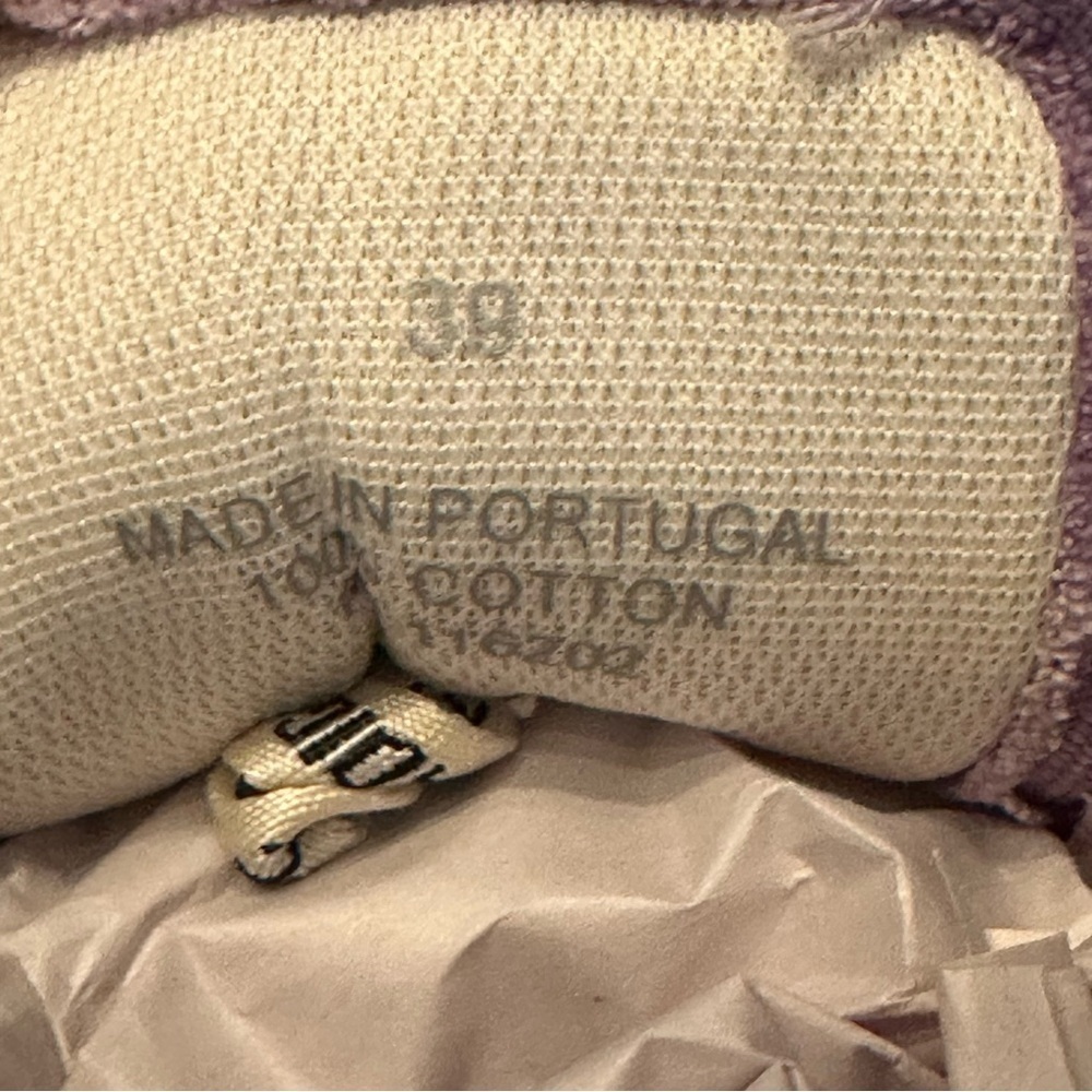 NIB Zadig & Voltaire High Flash Canvas 39 Boomerang Lavender Vintage-effect 8 - Picture 9 of 12